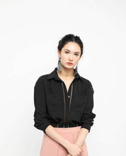 Load image into Gallery viewer, OVERSIZED SHIRT BLOUSE - OSMOSE ONLINE SHOPPING