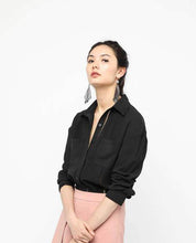 Load image into Gallery viewer, OVERSIZED SHIRT BLOUSE - OSMOSE ONLINE SHOPPING