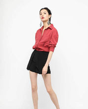Load image into Gallery viewer, OVERSIZED SHIRT BLOUSE - OSMOSE ONLINE SHOPPING