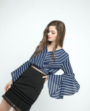 Load image into Gallery viewer, FLUTED HEM LACE SKIRT - OSMOSE ONLINE SHOPPING