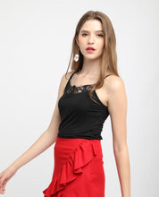 Load image into Gallery viewer, LACE TRIM JERSEY - OSMOSE ONLINE SHOPPING