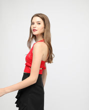 Load image into Gallery viewer, EMBROIDERY FLORAL CROP TOP - OSMOSE ONLINE SHOPPING