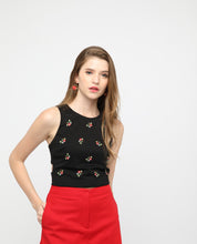 Load image into Gallery viewer, LACE DETAIL STRIPES TOP - OSMOSE ONLINE SHOPPING