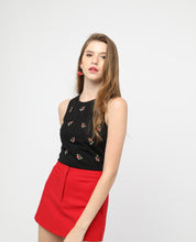 Load image into Gallery viewer, LACE DETAIL STRIPES TOP - OSMOSE ONLINE SHOPPING