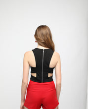 Load image into Gallery viewer, LACE DETAIL STRIPES TOP - OSMOSE ONLINE SHOPPING