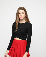 Load image into Gallery viewer, LONG SLEEVE WRAP TOP - OSMOSE ONLINE SHOPPING