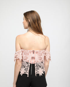 JUBILANCE CROCHET TOP - OSMOSE ONLINE SHOPPING