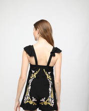 Load image into Gallery viewer, EMBROIDERED STRAIGHT ROMPER - OSMOSE ONLINE SHOPPING