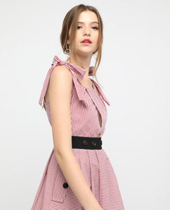 PAULINE STRIPES DRESS - OSMOSE ONLINE SHOPPING