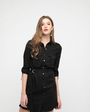 Load image into Gallery viewer, ELIZA BELTED SHIRTDRESS - OSMOSE ONLINE SHOPPING