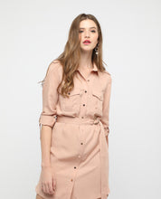 Load image into Gallery viewer, ELIZA BELTED SHIRTDRESS - OSMOSE ONLINE SHOPPING