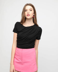 BASIC WRAP CROP TOP - OSMOSE ONLINE SHOPPING