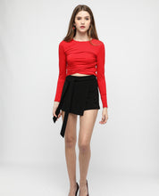 Load image into Gallery viewer, LONG SLEEVE WRAP TOP - OSMOSE ONLINE SHOPPING