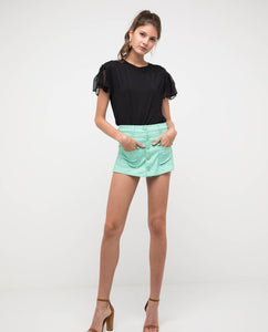 DELPHINA LAYERED FRONT SKORTS - OSMOSE ONLINE SHOPPING