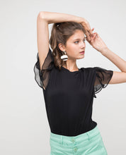 Load image into Gallery viewer, FLUTTERS SLEEVE JERSEY TEE - OSMOSE ONLINE SHOPPING