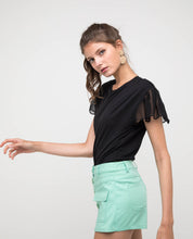 Load image into Gallery viewer, FLUTTERS SLEEVE JERSEY TEE - OSMOSE ONLINE SHOPPING