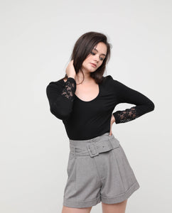 AZALEA LACE SLEEVE TOP - OSMOSE ONLINE SHOPPING