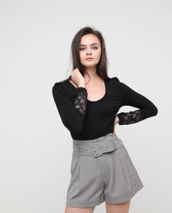 AZALEA LACE SLEEVE TOP - OSMOSE ONLINE SHOPPING