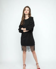 Load image into Gallery viewer, JILL LACE HEM OVERSIZED DRESS - OSMOSE ONLINE SHOPPING