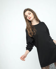 Load image into Gallery viewer, JILL LACE HEM OVERSIZED DRESS - OSMOSE ONLINE SHOPPING