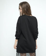 Load image into Gallery viewer, JILL LACE HEM OVERSIZED DRESS - OSMOSE ONLINE SHOPPING