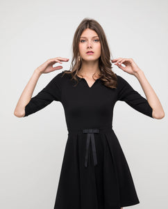 ZELANDA RIBBON FRONT DRESS - OSMOSE ONLINE SHOPPING