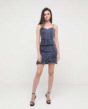 Load image into Gallery viewer, Blaire Denim Peplum Top