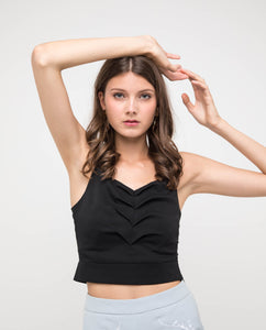 BELINDA PLEATED FRONT TOP - OSMOSE ONLINE SHOPPING