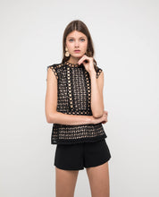 Load image into Gallery viewer, VELDA EYELET LACE TOP - OSMOSE ONLINE SHOPPING