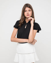 Load image into Gallery viewer, DENISA PLEAT KEYHOLE TOP - OSMOSE ONLINE SHOPPING