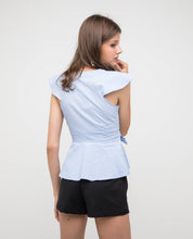 Load image into Gallery viewer, LAELIA FLUTTER PEPLUM TOP - OSMOSE ONLINE SHOPPING