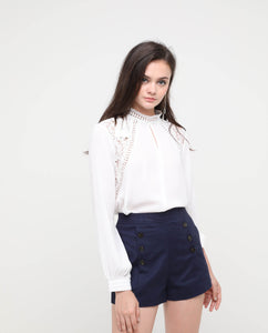 ENZO BUTTON SHORTS - OSMOSE ONLINE SHOPPING