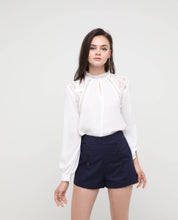 Load image into Gallery viewer, COLETTE LACE TRIMMED BLOUSE - OSMOSE ONLINE SHOPPING