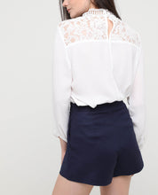 Load image into Gallery viewer, COLETTE LACE TRIMMED BLOUSE - OSMOSE ONLINE SHOPPING