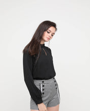 Load image into Gallery viewer, Gingham Sailor Shorts - OSMOSE ONLINE SHOPPING