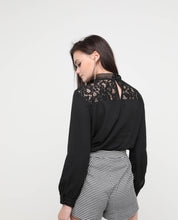 Load image into Gallery viewer, COLETTE LACE TRIMMED BLOUSE - OSMOSE ONLINE SHOPPING