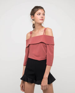CEFINA OFFSHOULDER BLOUSE - OSMOSE ONLINE SHOPPING