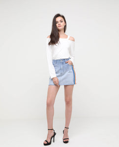 Vanora Cut Blouse - OSMOSE ONLINE SHOPPING