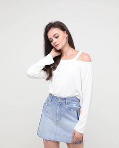 Vanora Cut Blouse - OSMOSE ONLINE SHOPPING