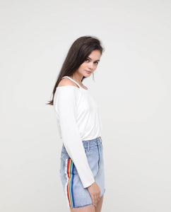 Vanora Cut Blouse - OSMOSE ONLINE SHOPPING