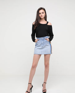 Vanora Cut Blouse - OSMOSE ONLINE SHOPPING