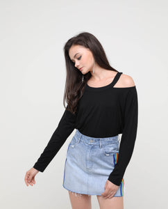 Vanora Cut Blouse - OSMOSE ONLINE SHOPPING