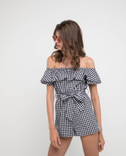 Load image into Gallery viewer, CASSIE GINGHAM ROMPER - OSMOSE ONLINE SHOPPING