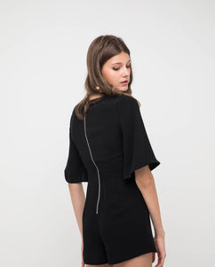 HAYLEY OVERLAP FRONT ROMPER - OSMOSE ONLINE SHOPPING