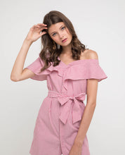 Load image into Gallery viewer, MODA UTILITARIAN DENIM DRESS - OSMOSE ONLINE SHOPPING