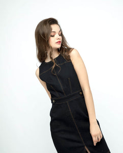 WORK IT DENIM DRESS - OSMOSE ONLINE SHOPPING