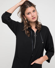 Load image into Gallery viewer, EVA ZIP HOODIE DRESS - OSMOSE ONLINE SHOPPING