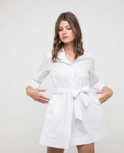 Load image into Gallery viewer, Ranice Belted Shirt Dress - OSMOSE ONLINE SHOPPING