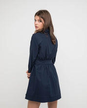 Load image into Gallery viewer, Ranice Belted Shirt Dress - OSMOSE ONLINE SHOPPING