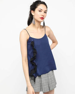 RUFFLED LACE CAMISOLE - OSMOSE ONLINE SHOPPING